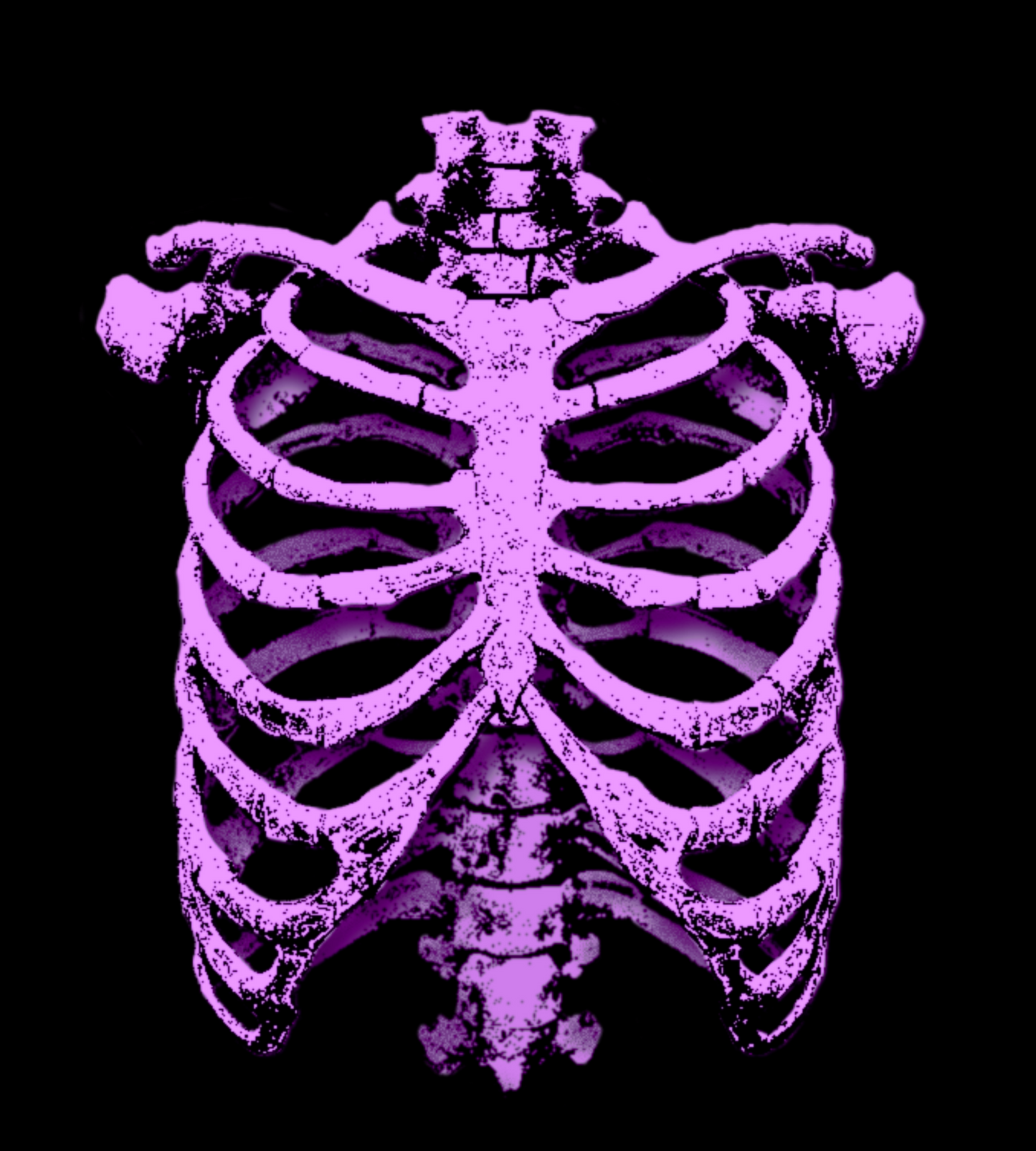 Purple Bones - Women's Baby Tee