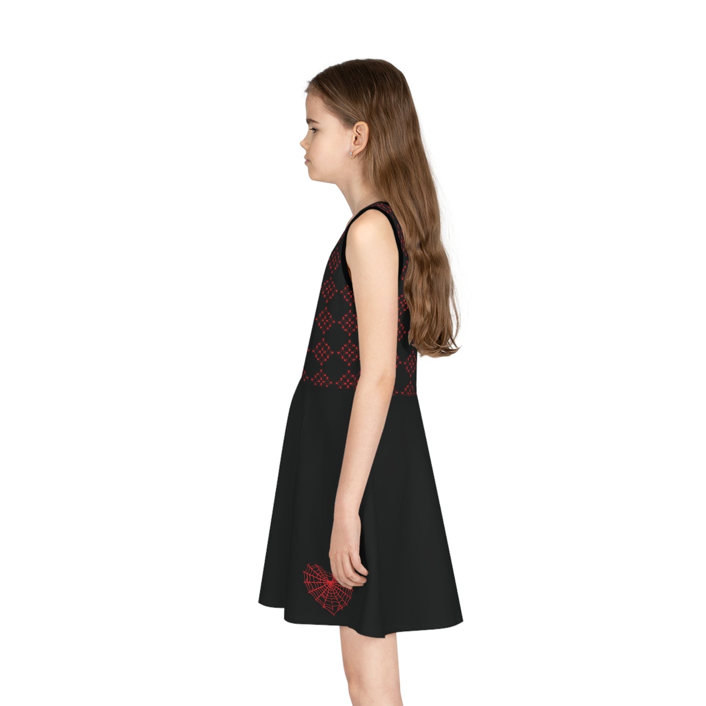 Diamonds of Spiders - Girls' Sleeveless Sundress