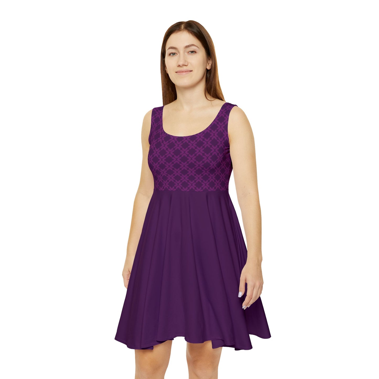 Batty Chic: Purple Skater Girl Dress